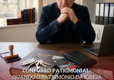 Confusão patrimonial: quando o patrimônio da igreja se mistura com o das pessoas.