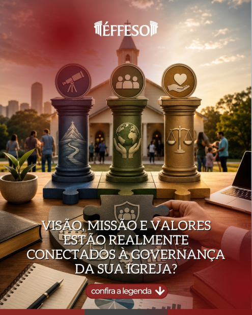 Visão, missão e valores estão realmente conectados à governança da sua igreja