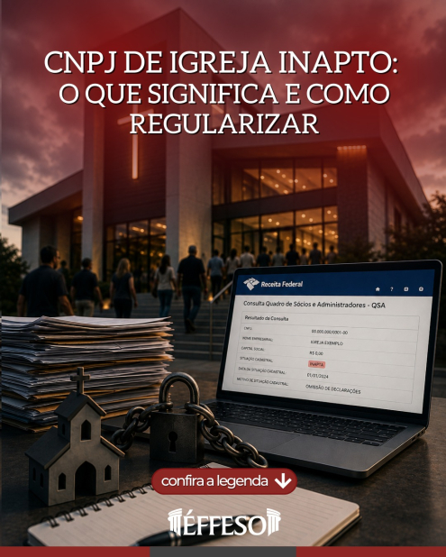 CNPJ de igreja inapto o que significa e como regularizar